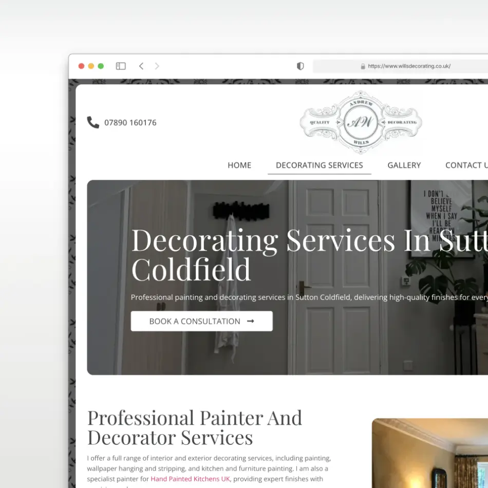 Painter And Decorators In Sutton Coldfield | Andrew Wills