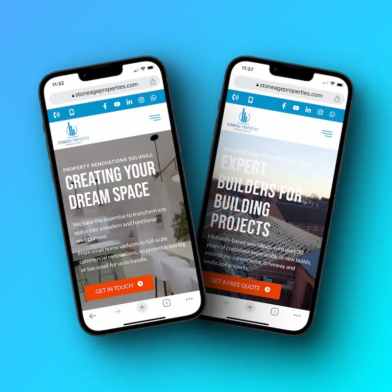 builder tradesmen website in Solihull