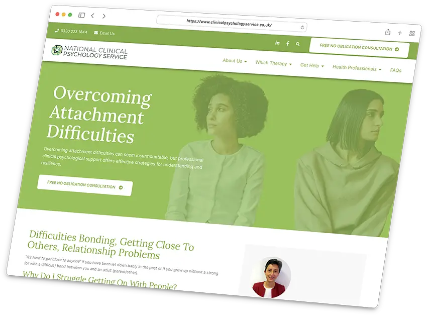 Clinical Psychology Service 3 National online therapy with professional clinical psychologists