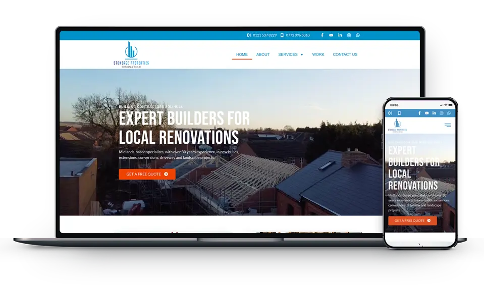 Stoneage Properties 1 Stoneage Properties | Solihull building contractor web design and SEO